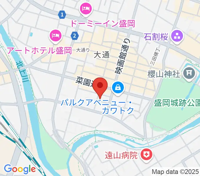 SOUND CHANNELの地図