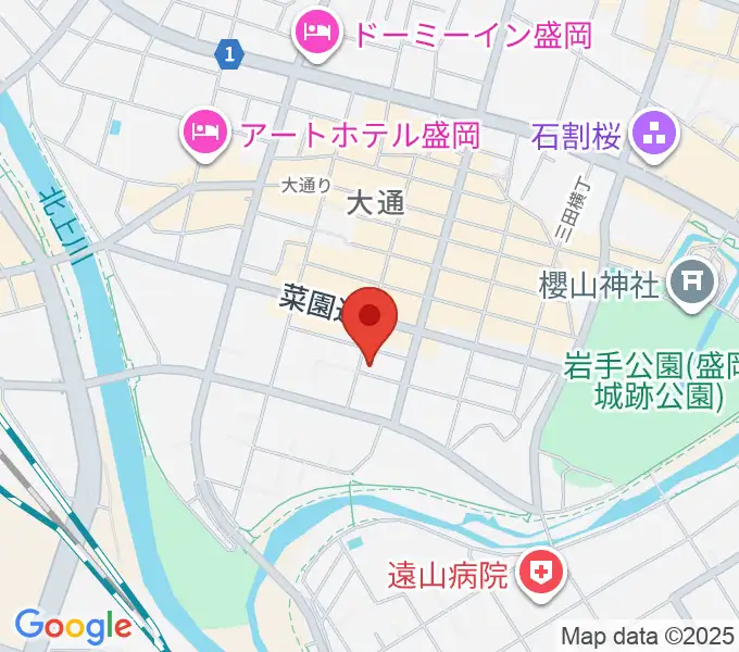 SOUND CHANNELの地図