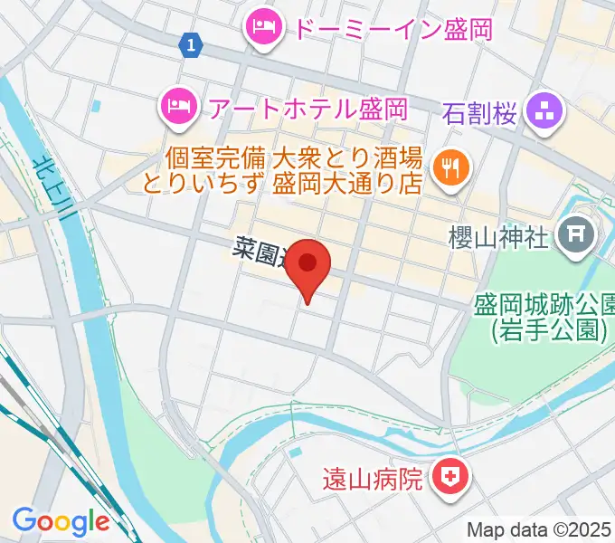 SOUND CHANNELの地図