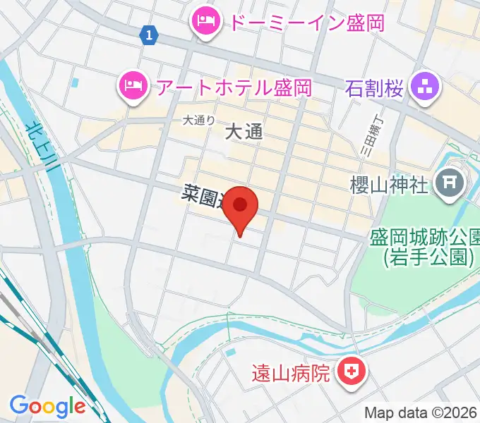 SOUND CHANNELの地図