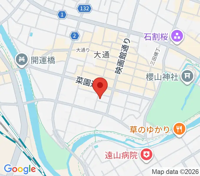 SOUND CHANNELの地図