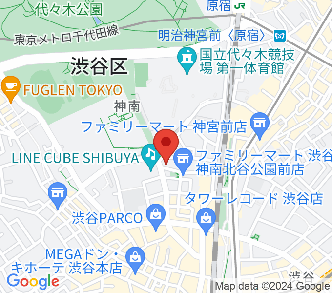 渋谷エッグマンの場所