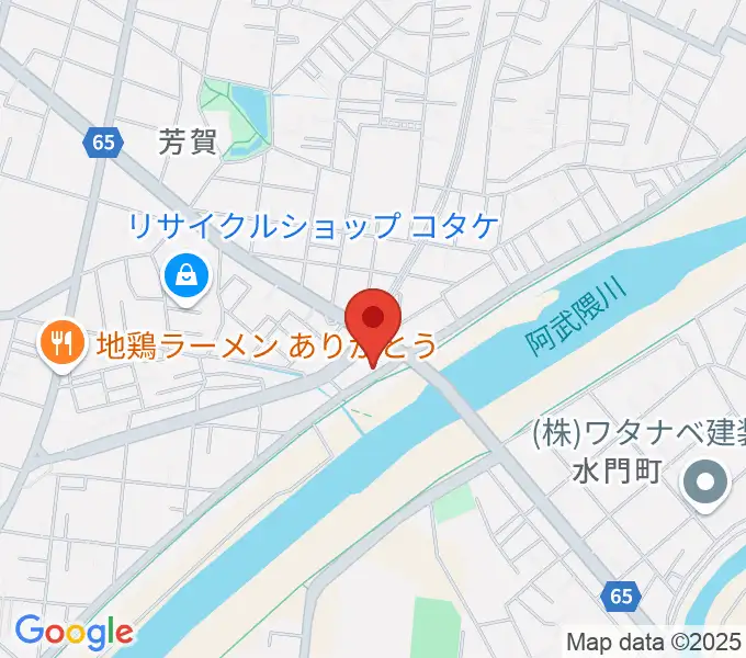 ココビートレコードの地図