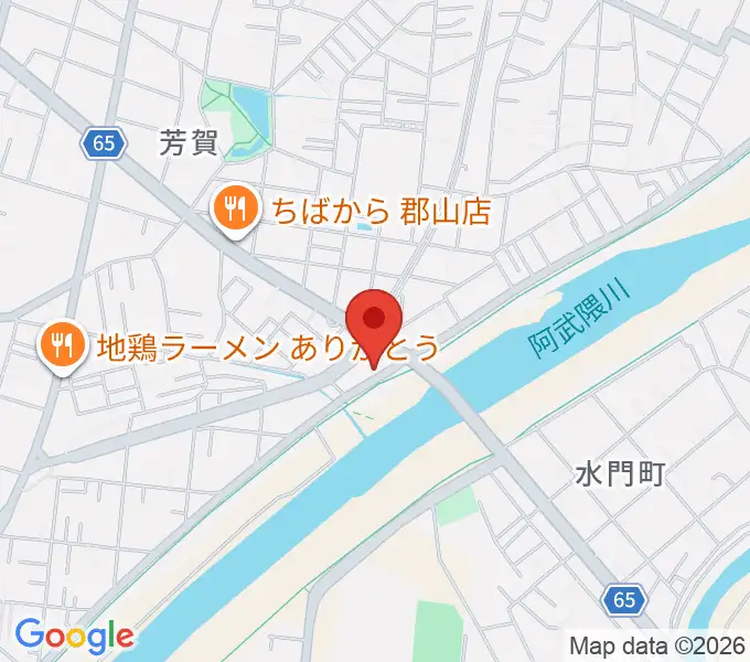 ココビートレコードの地図