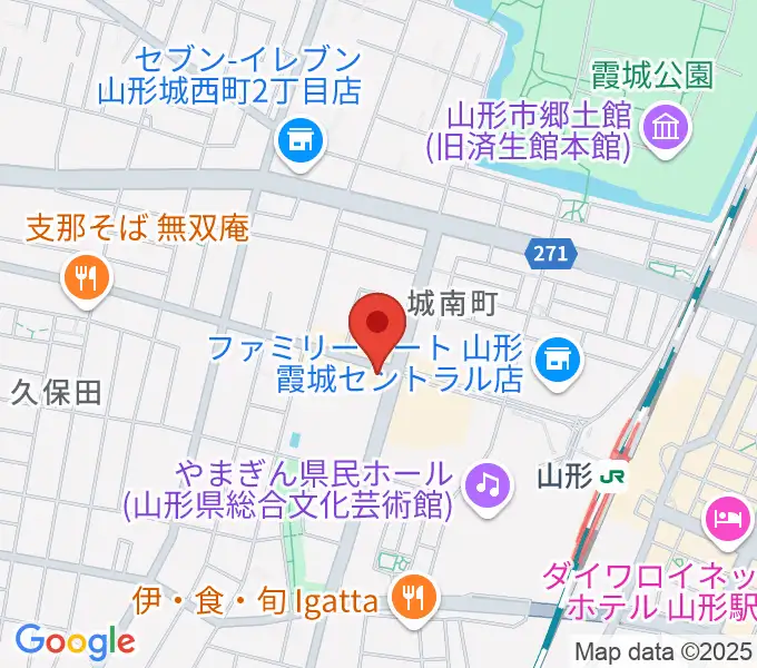 山形RAF-RECの地図