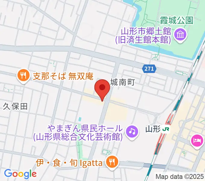 山形RAF-RECの地図