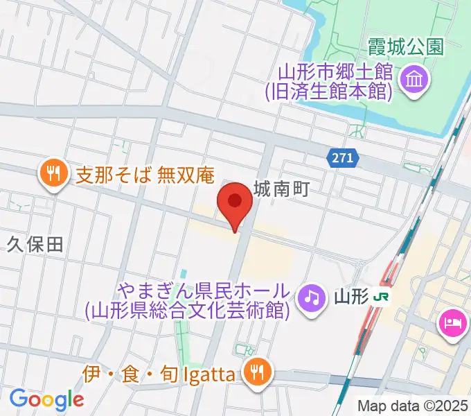 山形RAF-RECの地図