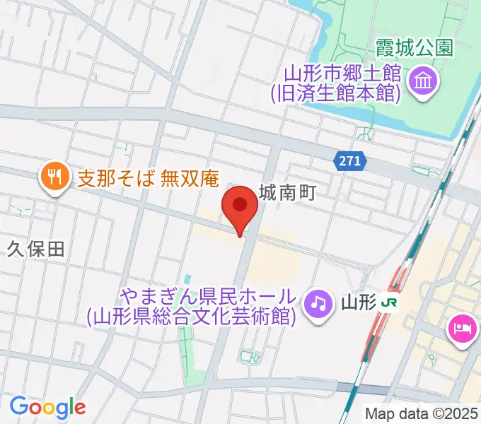 山形RAF-RECの地図