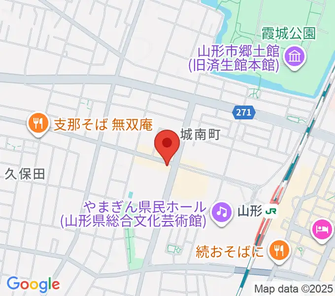 山形RAF-RECの地図