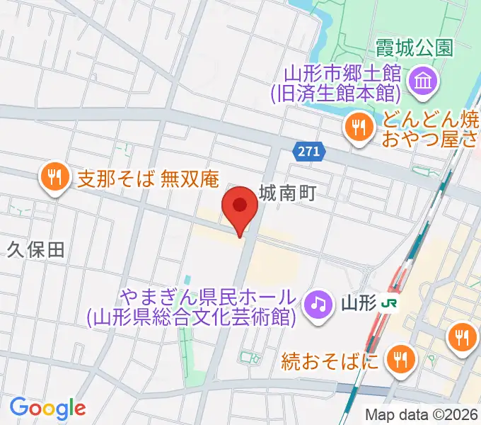 山形RAF-RECの地図