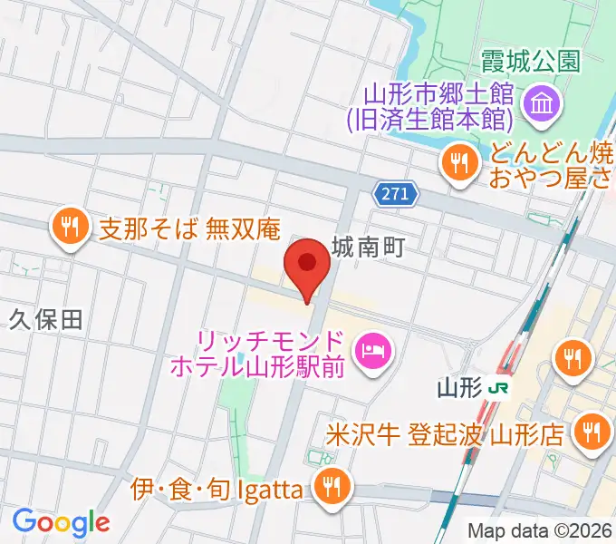 山形RAF-RECの地図