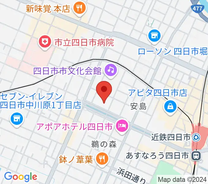 四日市 ドレミファといろはの地図