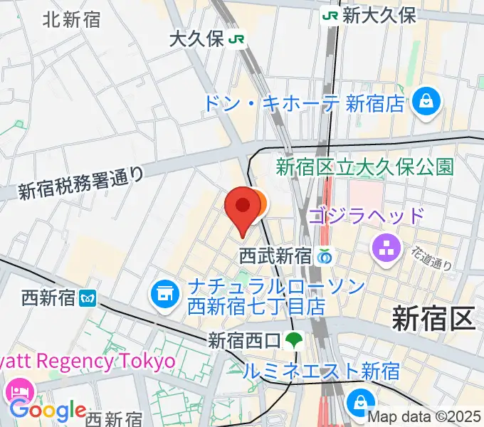 ガーデンシェッドの地図