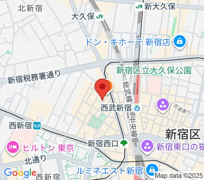 ガーデンシェッドの地図
