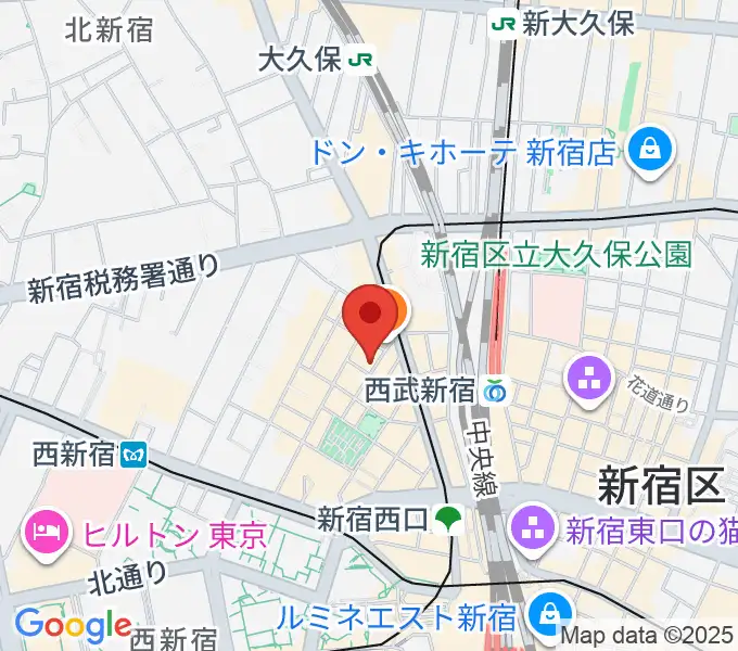 ガーデンシェッドの地図