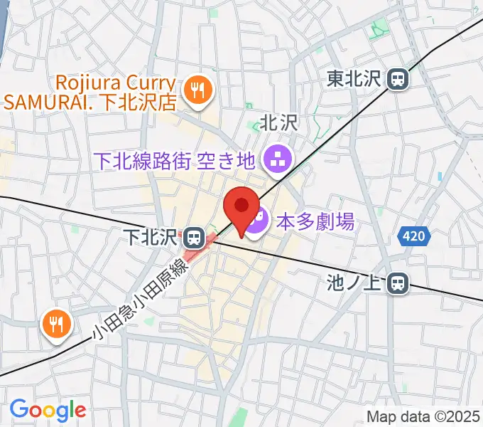 新宿レコードの地図