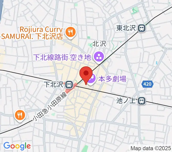 新宿レコードの地図