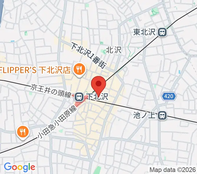 新宿レコードの地図