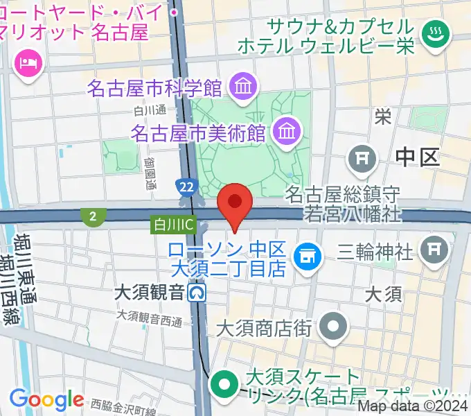 DISK HEAVEN 名古屋の地図