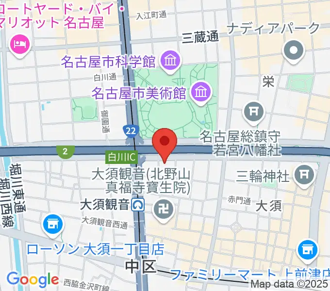 DISK HEAVEN 名古屋の地図