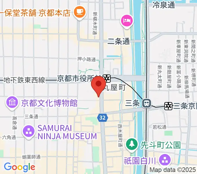 JET SET京都店の地図