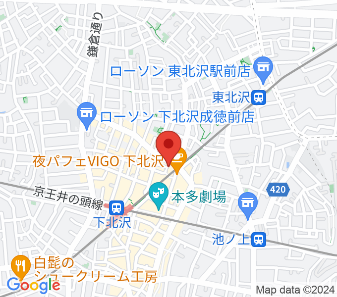 JET SET TOKYO下北沢店の場所