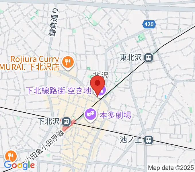 JET SET TOKYO下北沢店の地図
