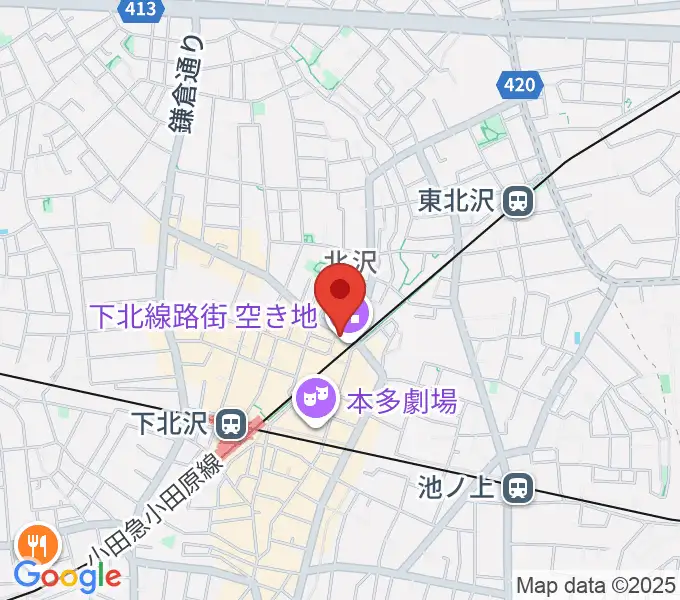 JET SET TOKYO下北沢店の地図
