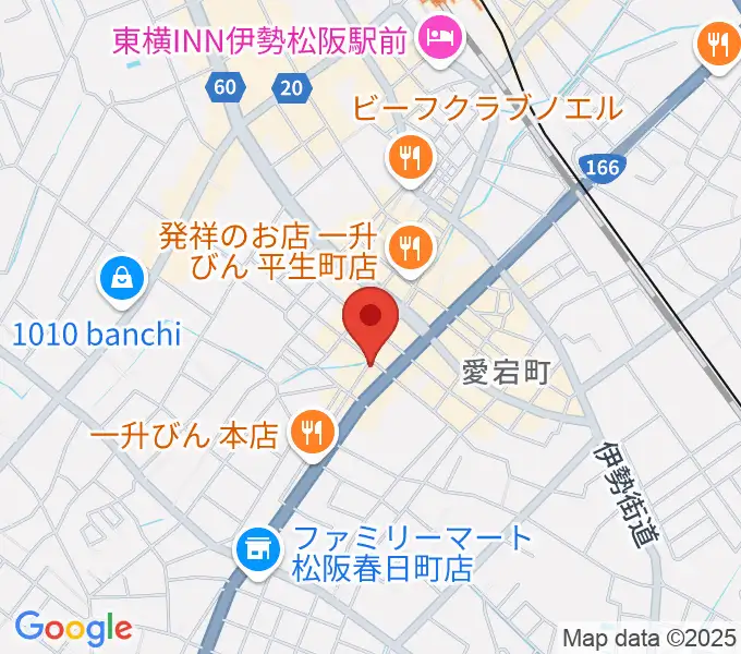 松阪ROCKERS CLUBの地図