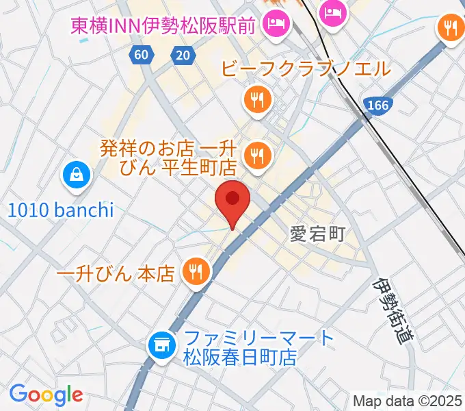 松阪ROCKERS CLUBの地図
