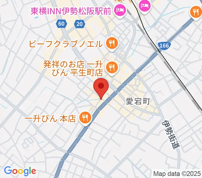 松阪ROCKERS CLUBの地図