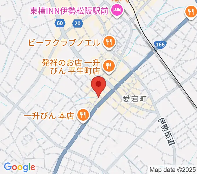 松阪ROCKERS CLUBの地図