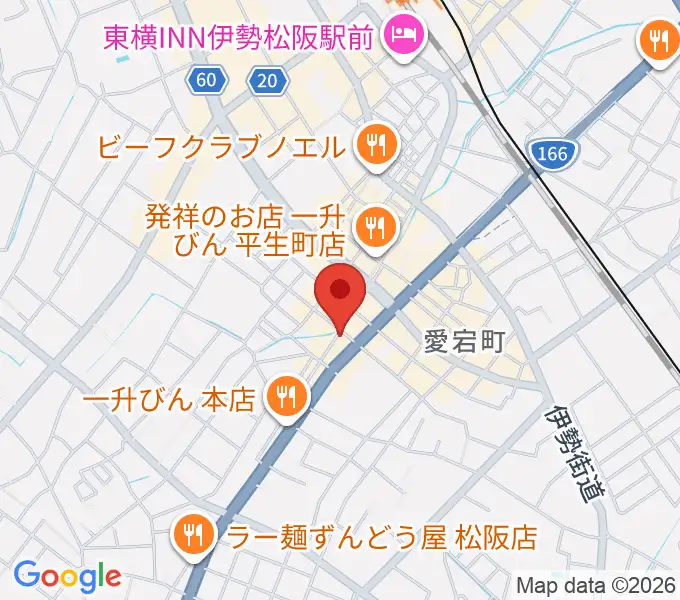 松阪ROCKERS CLUBの地図