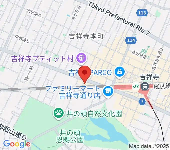 ココナッツディスク吉祥寺店の地図
