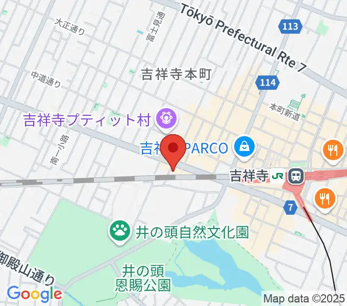 ココナッツディスク吉祥寺店の地図