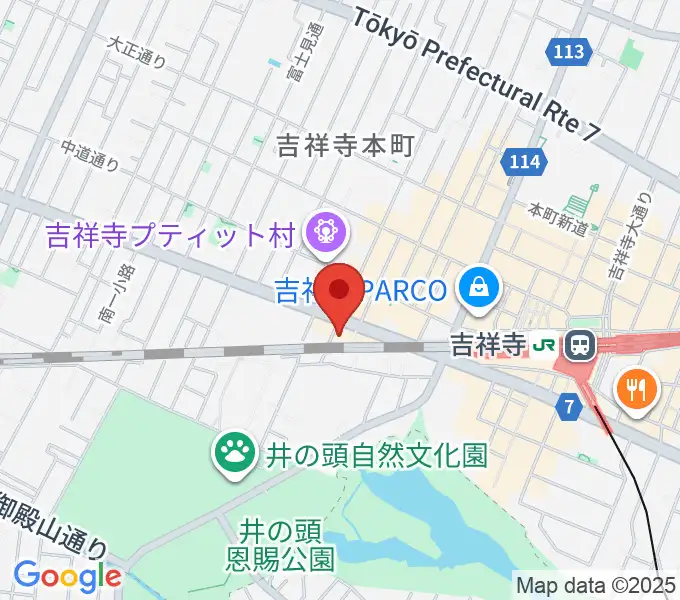 ココナッツディスク吉祥寺店の地図
