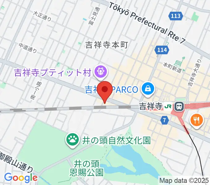 ココナッツディスク吉祥寺店の地図