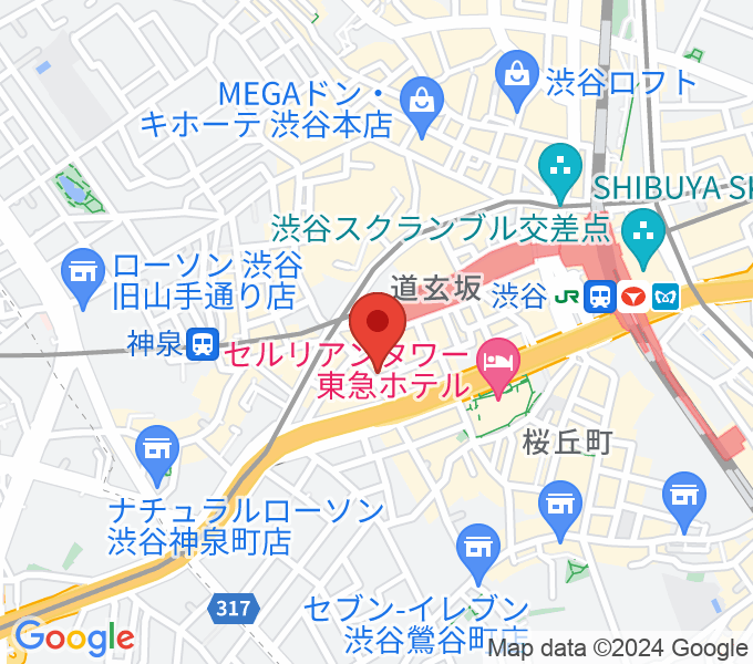 渋谷GUILTYの場所
