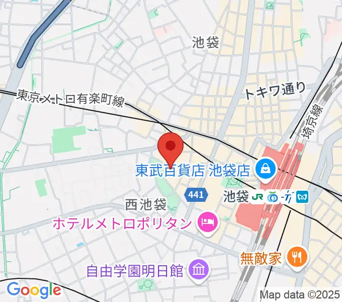 ココナッツディスク池袋店の地図