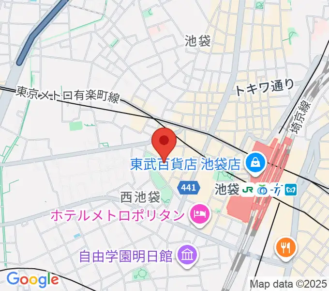 ココナッツディスク池袋店の地図