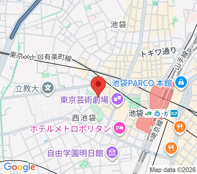 ココナッツディスク池袋店の地図