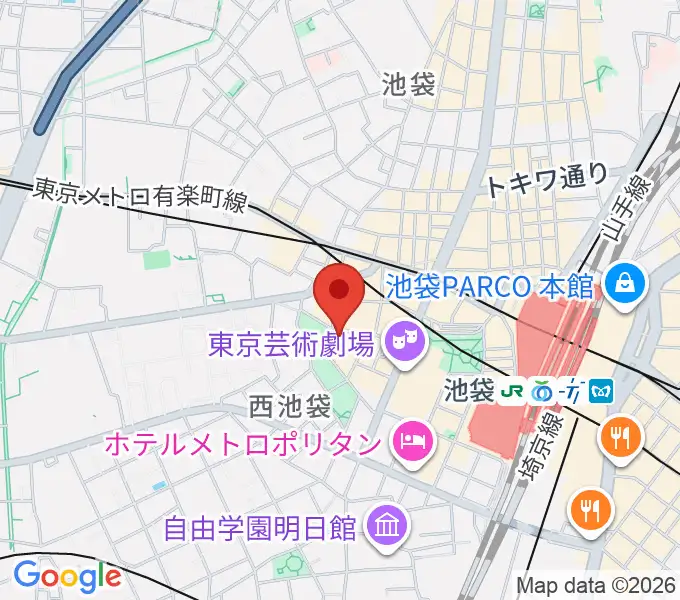 ココナッツディスク池袋店の地図