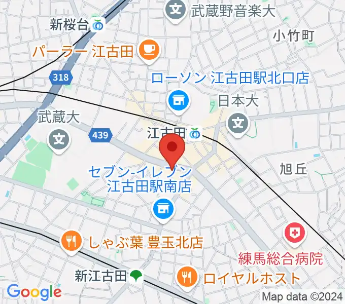 ココナッツディスク江古田店の地図