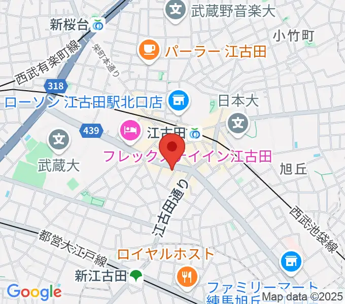 ココナッツディスク江古田店の地図