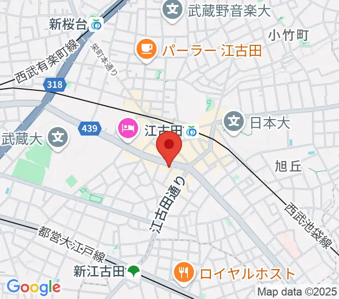 ココナッツディスク江古田店の地図