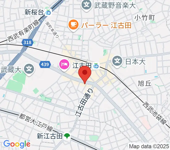 ココナッツディスク江古田店の地図