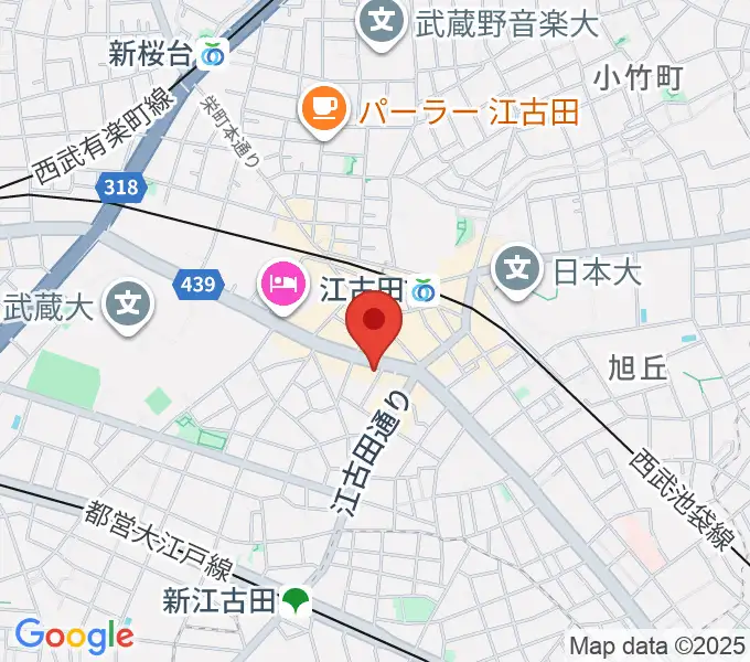 ココナッツディスク江古田店の地図