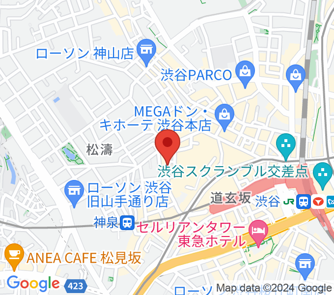 渋谷ユーロライブの場所