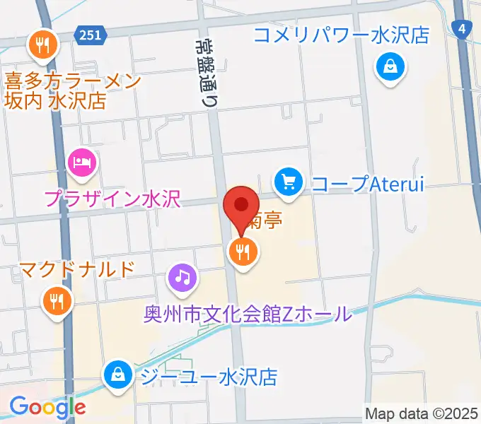 正時堂アテルイセンターの地図