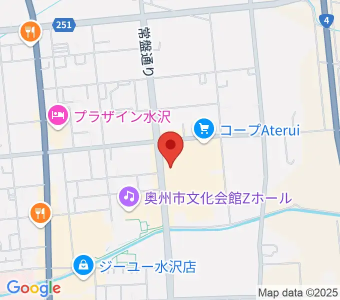 正時堂アテルイセンターの地図